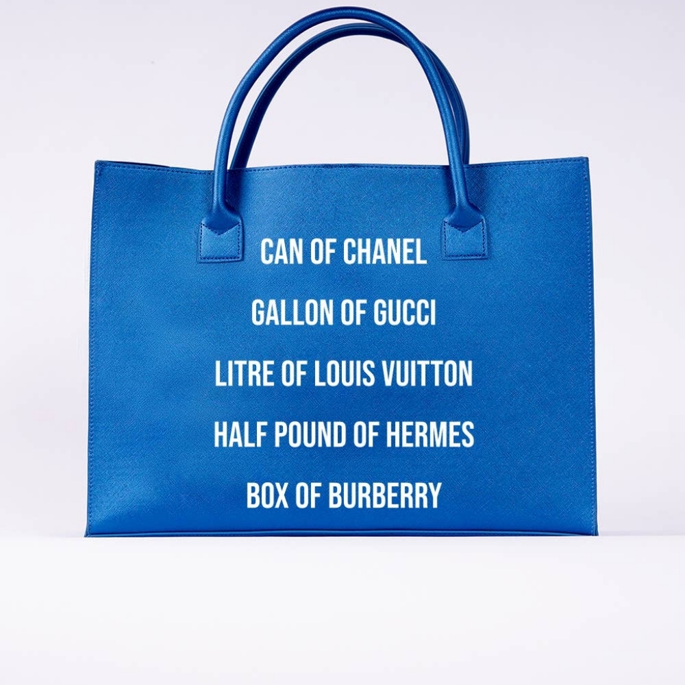 Eclectic Blue Designer Handbag